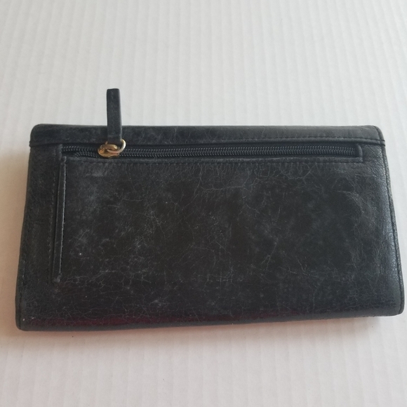 Vintage Leather Bosca Tri-Fold Wallet - Picture 4 of 4